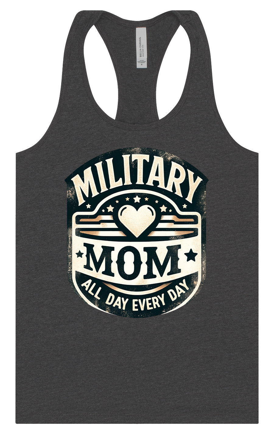 Proud Military Mom Women's Racerback Tank by As You Wish Apparel