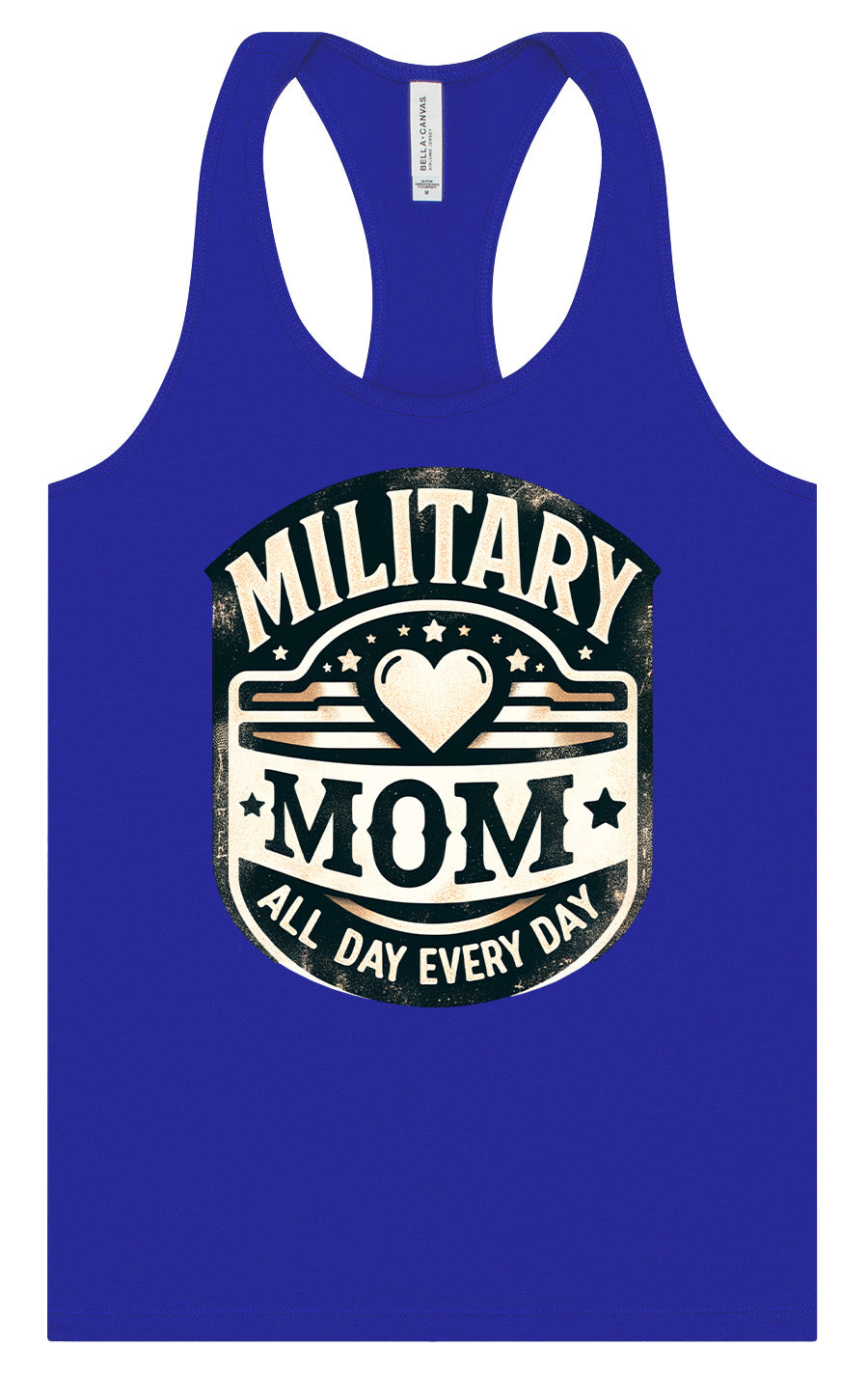 Proud Military Mom Women's Racerback Tank by As You Wish Apparel