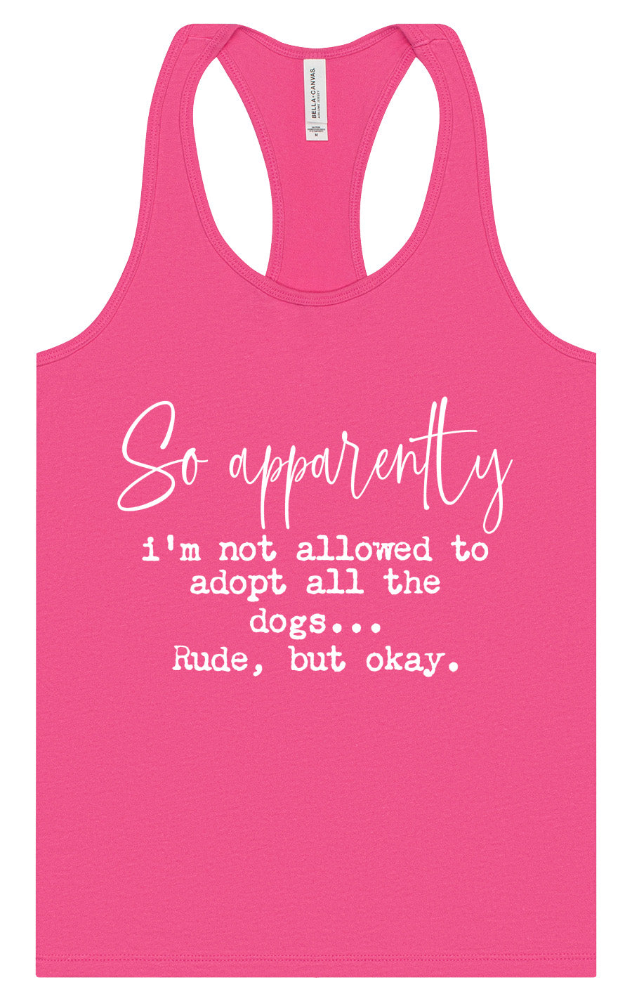 Apparently I'm Not Allowed... Women's Racerback Tank by As You Wish Apparel