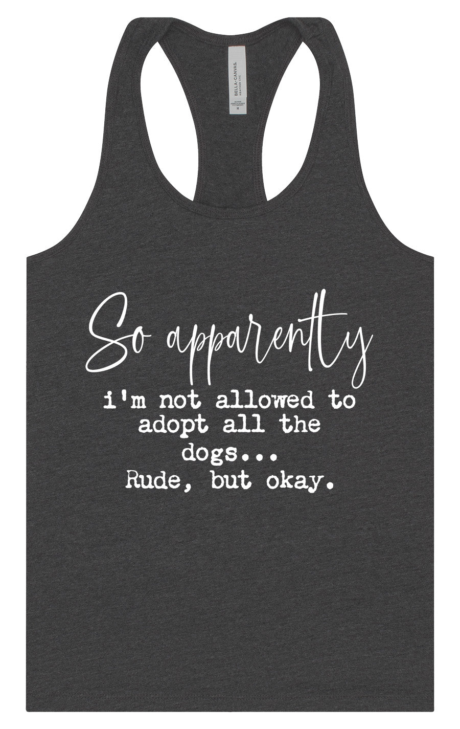 Apparently I'm Not Allowed... Women's Racerback Tank by As You Wish Apparel