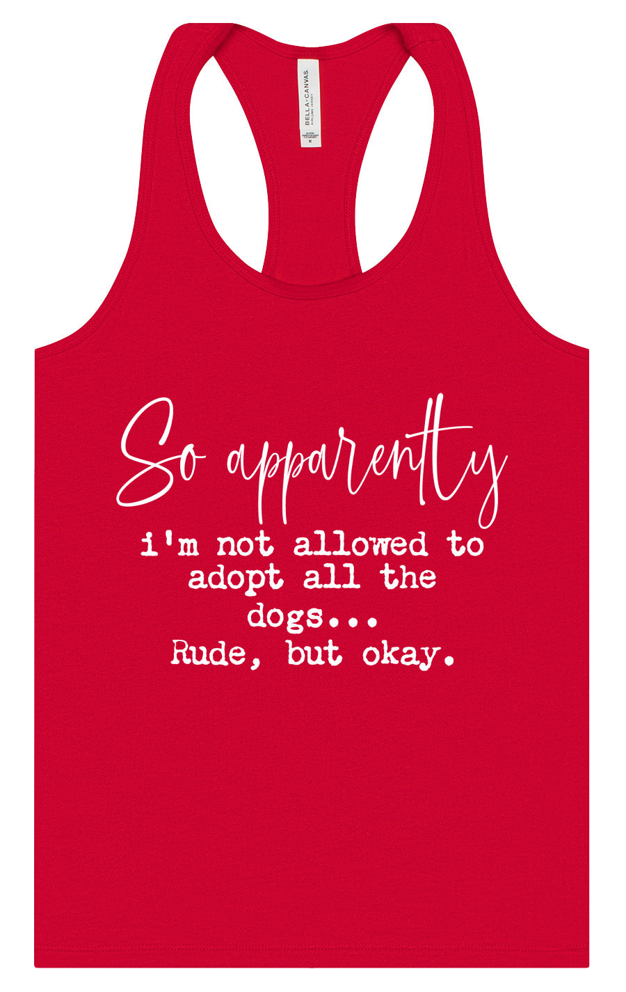 Apparently I'm Not Allowed... Women's Racerback Tank by As You Wish Apparel