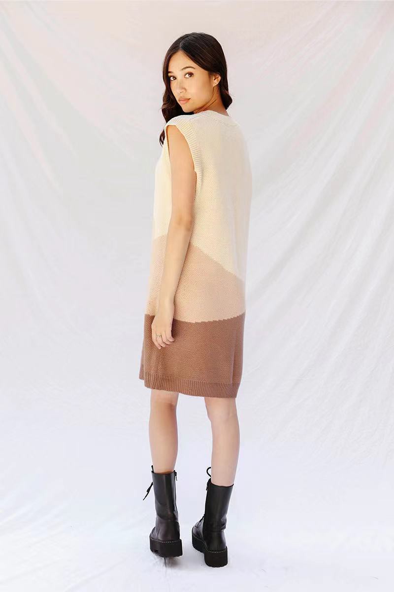 Sunset sweater dress by Miss Sparkling