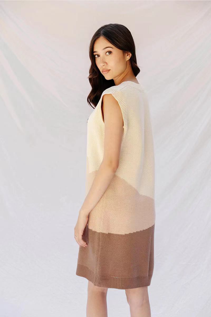 Sunset sweater dress by Miss Sparkling