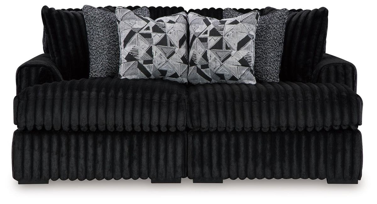 Midnight-Madness - Sectional - Onyx by Unique Piece Furniture