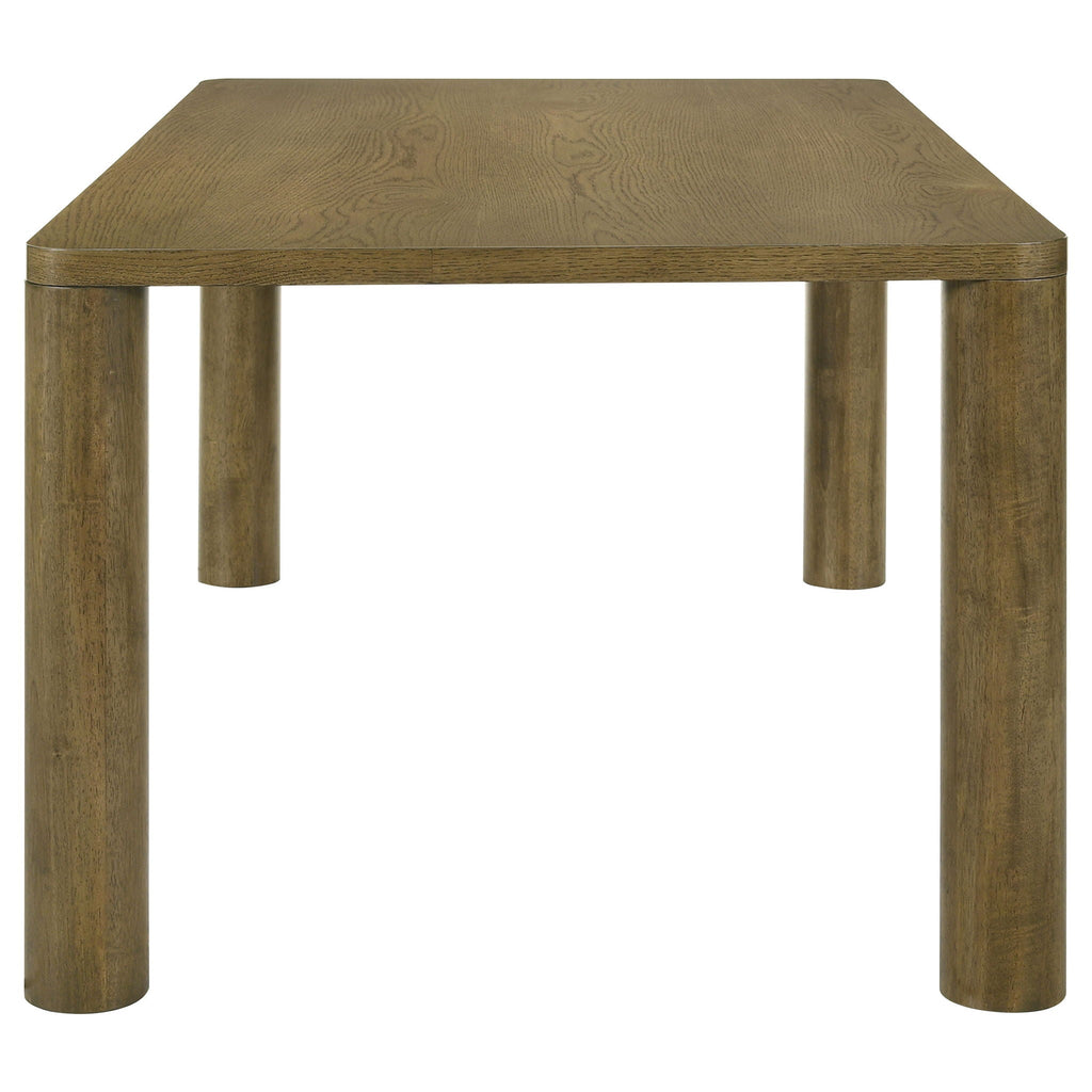 Castlewood 71-inch Rectangular Wood Dining Table Brown Oak by Unique Piece Furniture