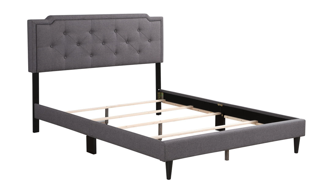Button Tufted Bed Charming For Cozy Spaces by Unique Piece Furniture