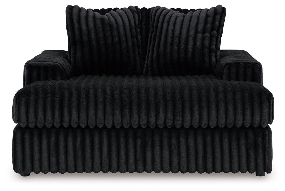 Midnight-Madness - Oversized Chaise by Unique Piece Furniture