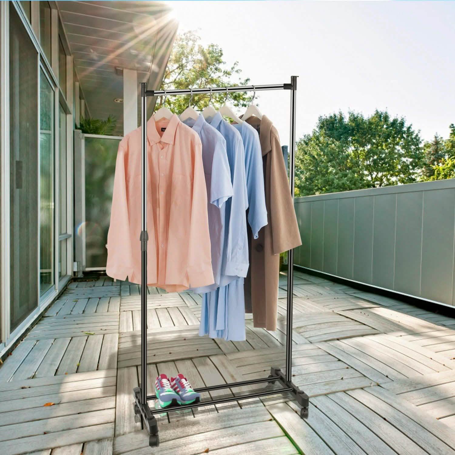 15 kg./33 lbs. Height Adjustable Garment Racks by DailySale