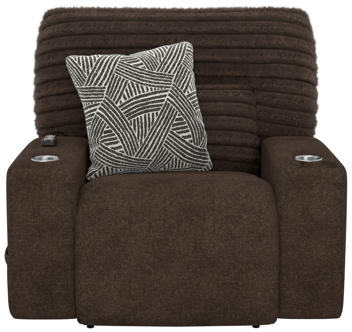 Zen - Power Recliner With CR3 Heat / Massage / Zero Gravity - Chocolate by Unique Piece Furniture