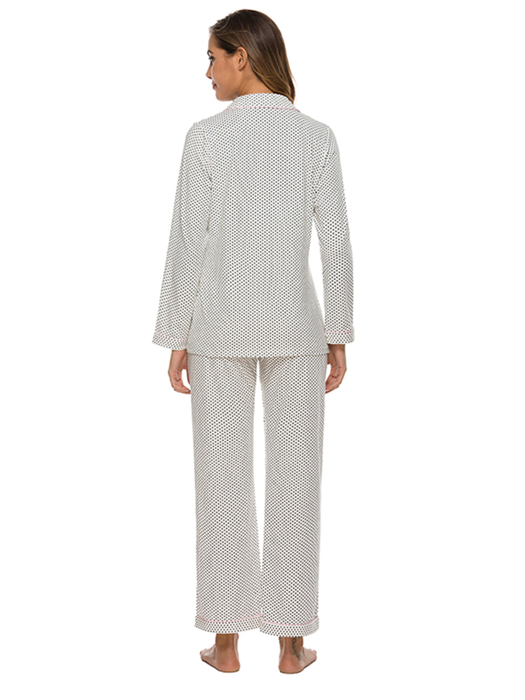 Collared Neck Loungewear Set with Pocket by Wild and Free Boutique