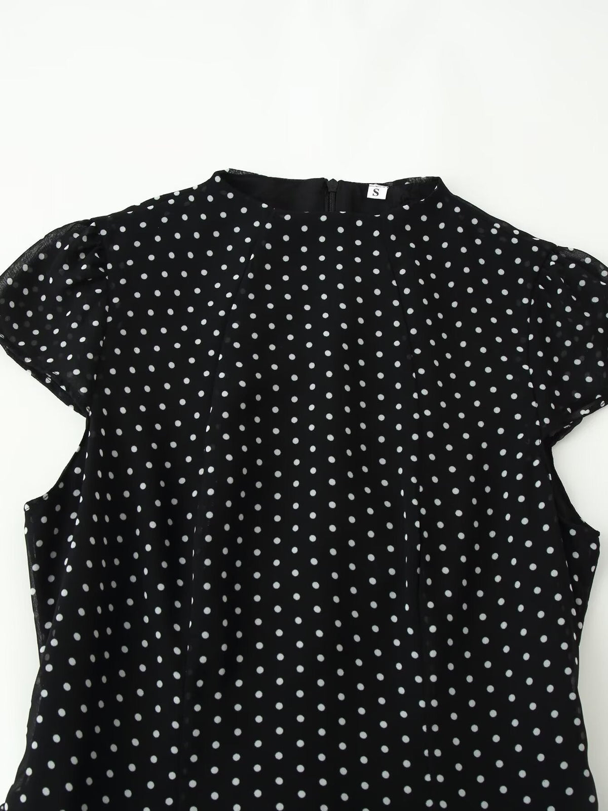 Women Polka Dot Waist Controlled Dress by Ragazza