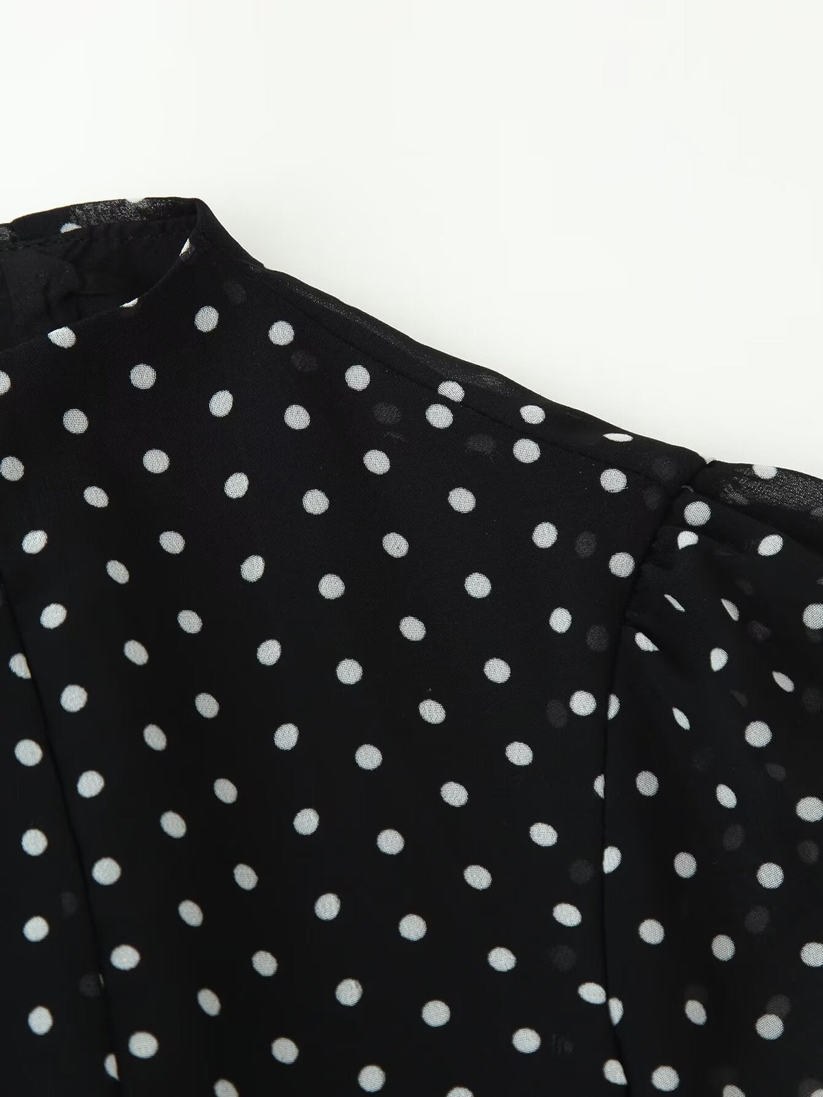 Women Polka Dot Waist Controlled Dress by Ragazza