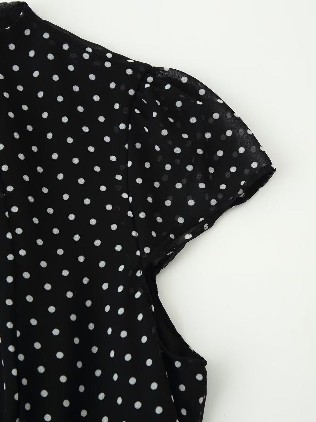 Women Polka Dot Waist Controlled Dress by Ragazza