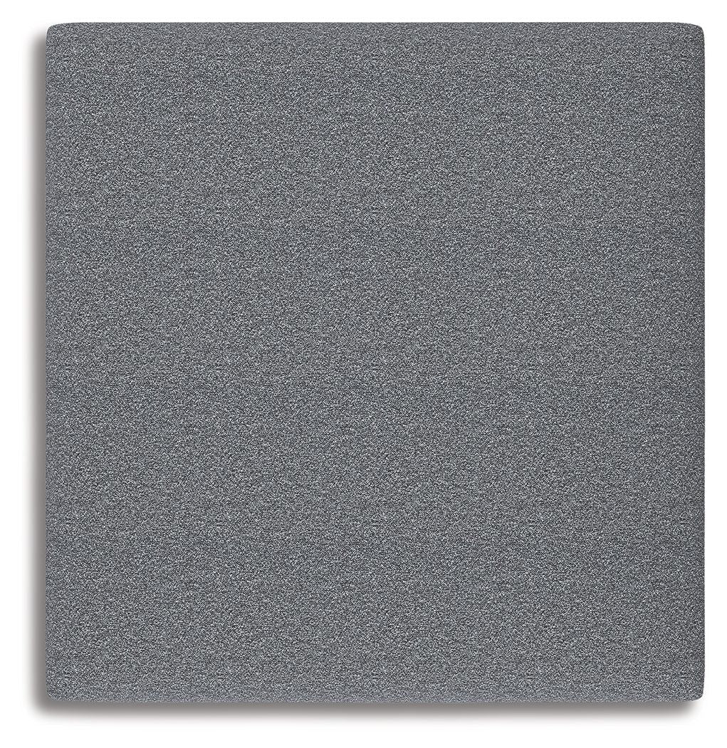 Bealton - Oversized Accent Ottoman - Salt And Pepper by Unique Piece Furniture