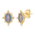 Lady Lourdes Stud - French Blue by Joy Dravecky