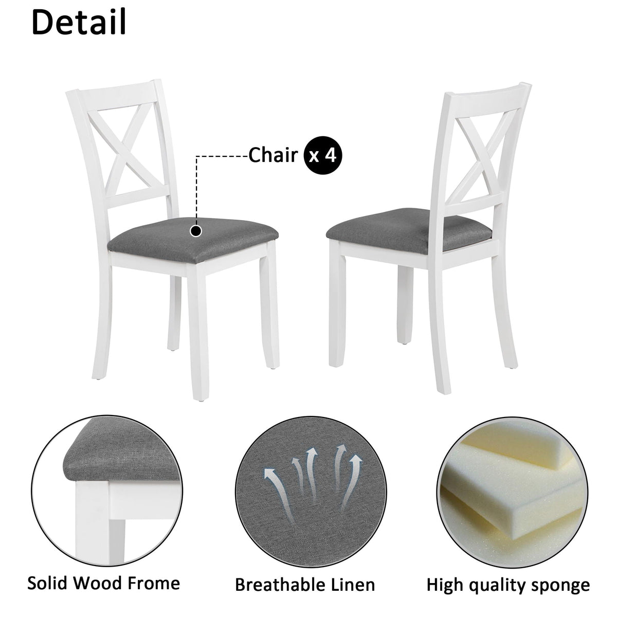 Modern Dining Table Set With Chairs For Kitchen by Unique Piece Furniture