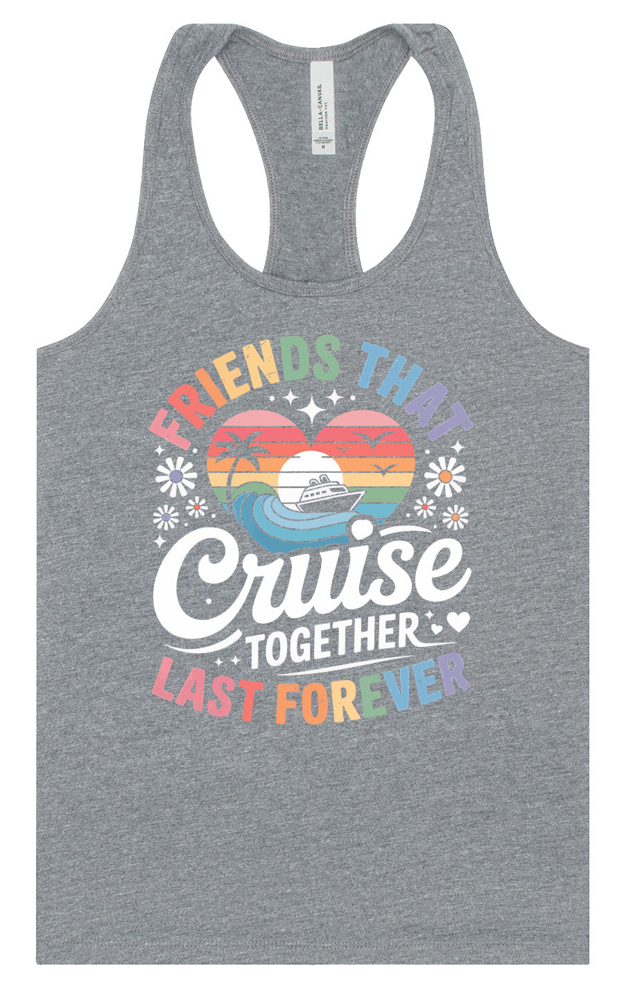 Friends That Cruise Together Women's Racerback Tank by As You Wish Apparel