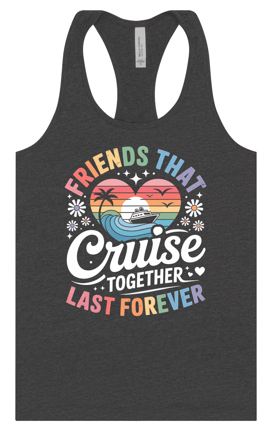 Friends That Cruise Together Women's Racerback Tank by As You Wish Apparel