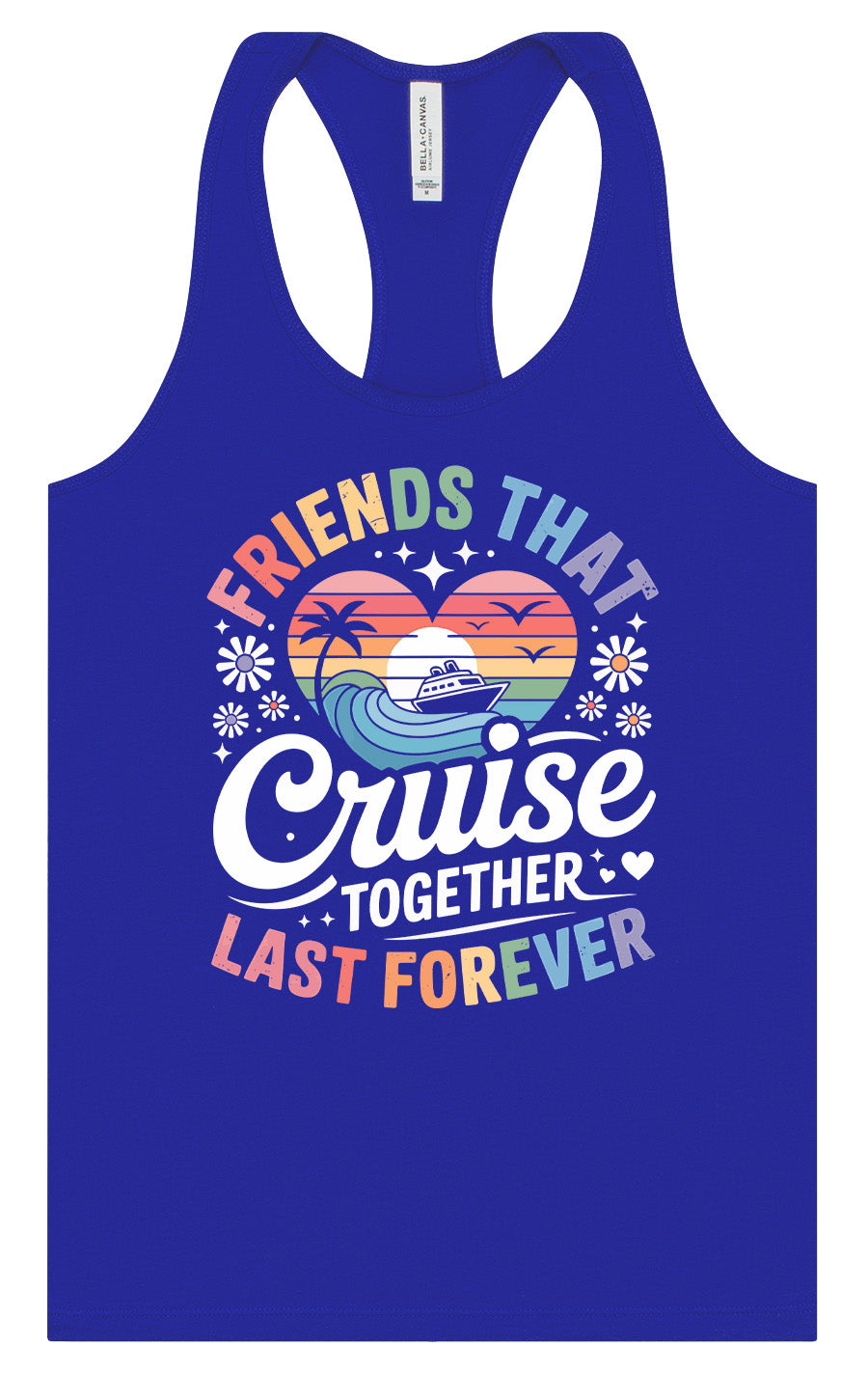 Friends That Cruise Together Women's Racerback Tank by As You Wish Apparel