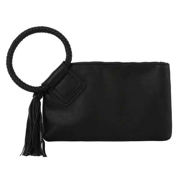Fashion Cuff Handle Tassel Wristlet Clutch by Wild and Free Boutique