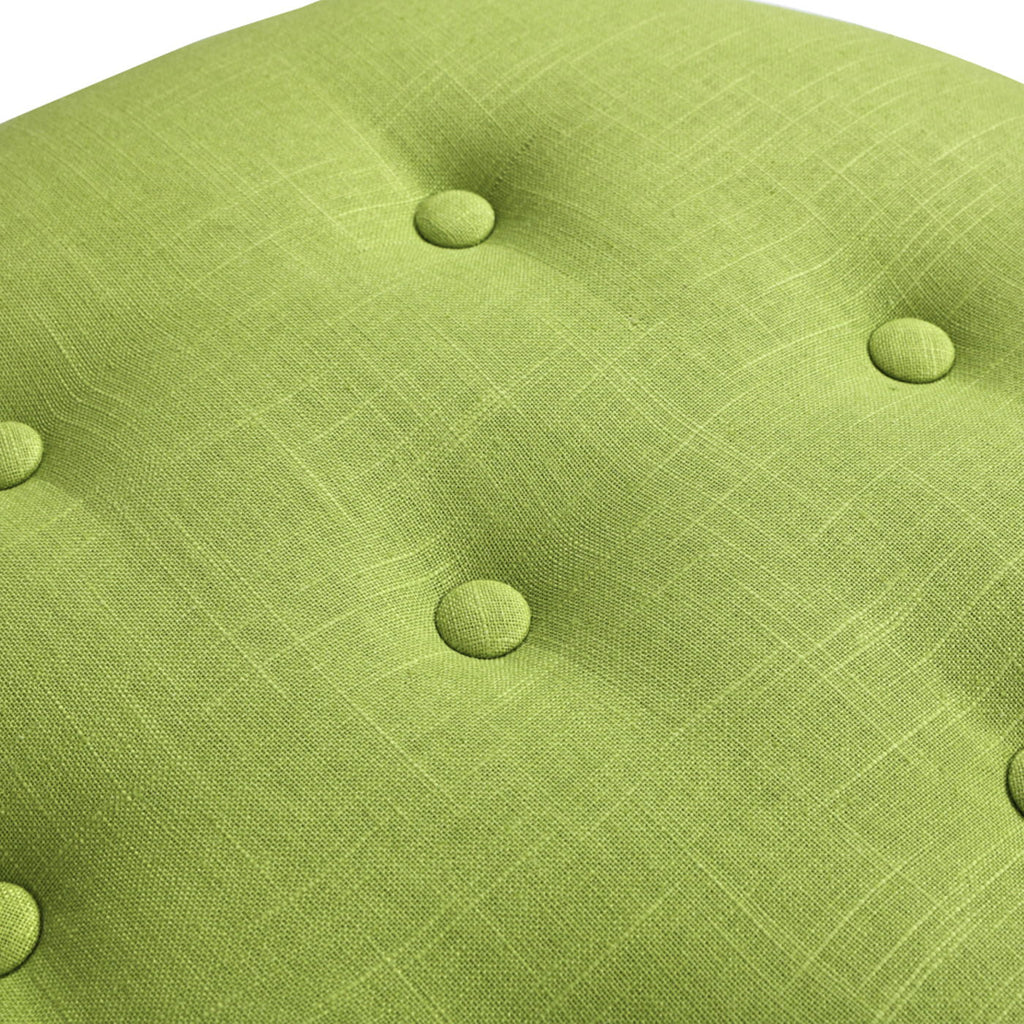 Yolanda - Round Upholstered Accent Ottoman by Unique Piece Furniture