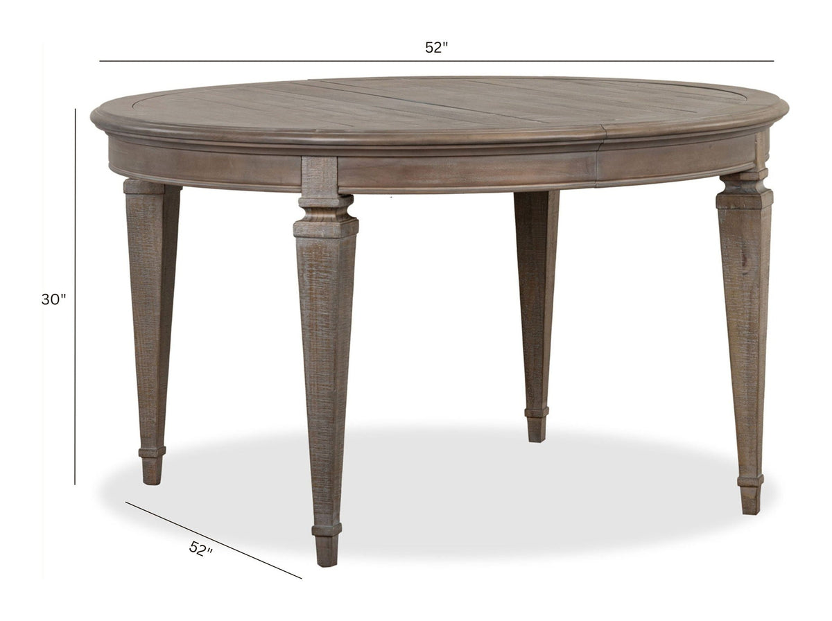 Lancaster - Round Dining Table - Dovetail Gray by Unique Piece Furniture