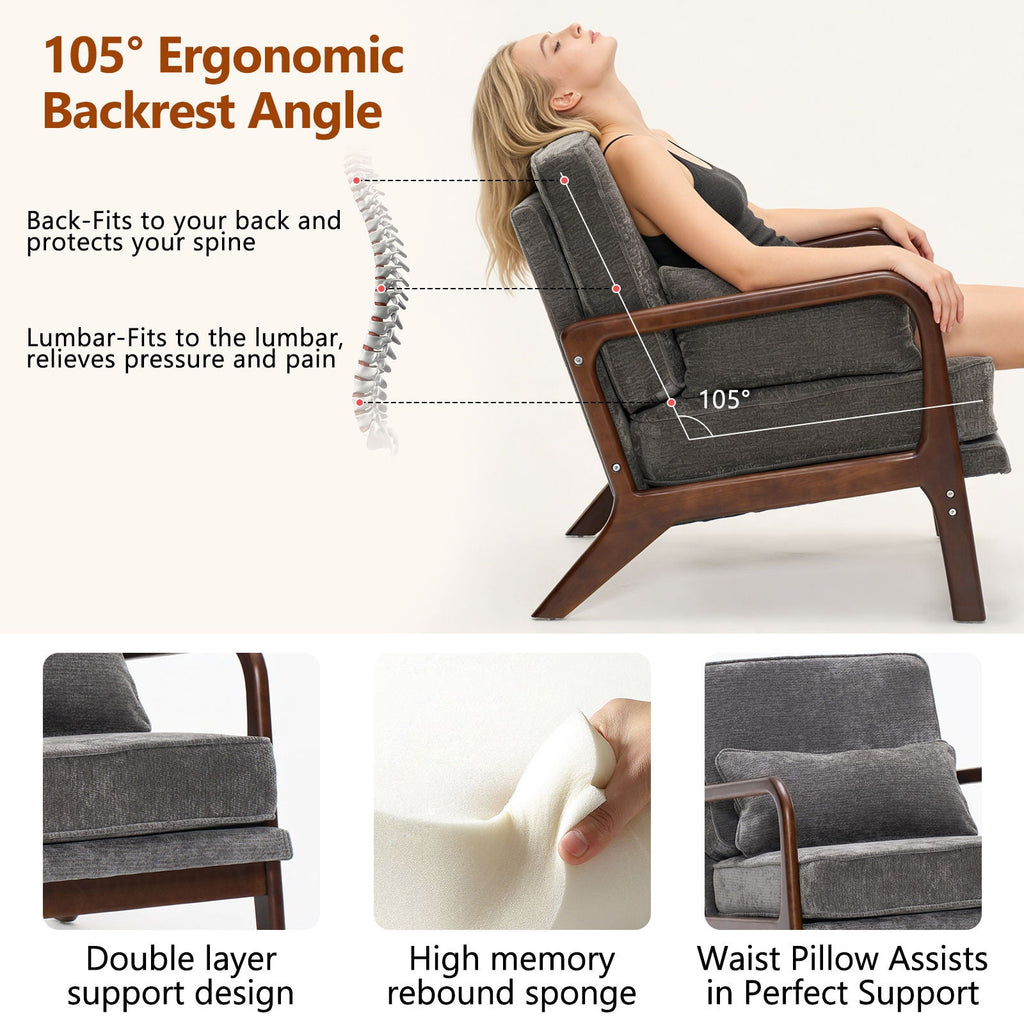 Upholstered Living Room Chair by Unique Piece Furniture