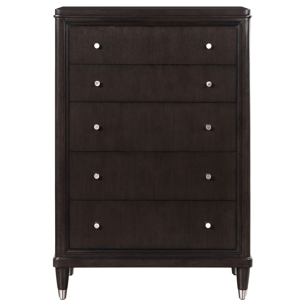 Emberlyn 5-drawer Bedroom Chest Brown by Unique Piece Furniture