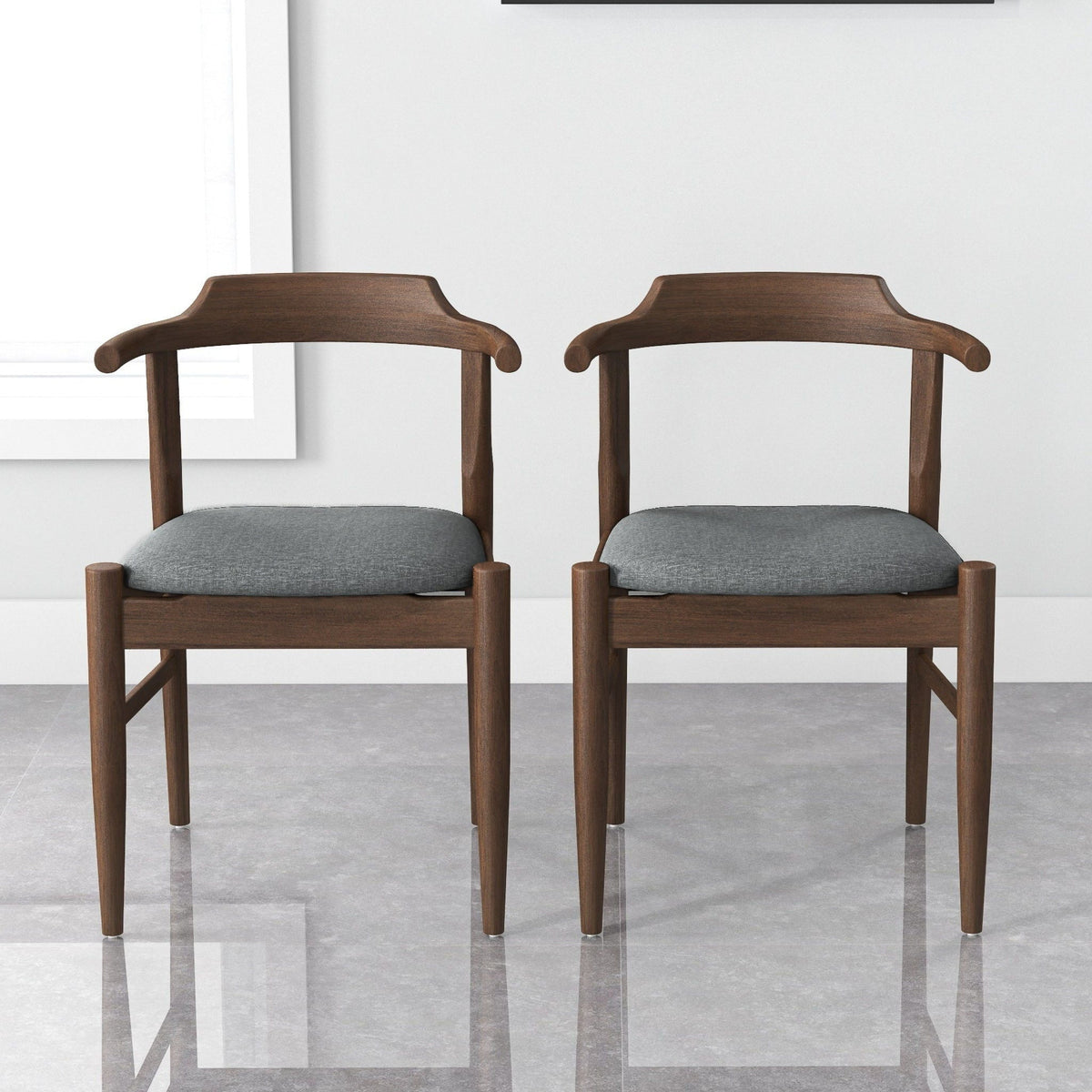 Leon - Mid-Century Modern Dining Chair (Set of 2) by Unique Piece Furniture