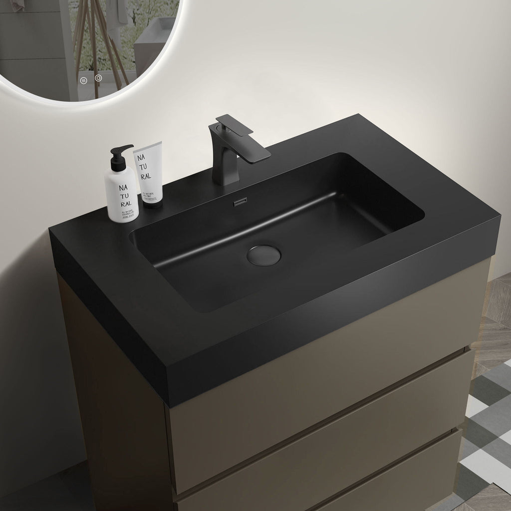 Alice - Bathroom Vanity With Sink, Large Storage Freestanding by Unique Piece Furniture