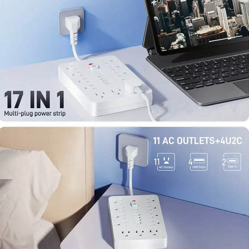 17-in-1 Power Strip with Overload Protection by DailySale