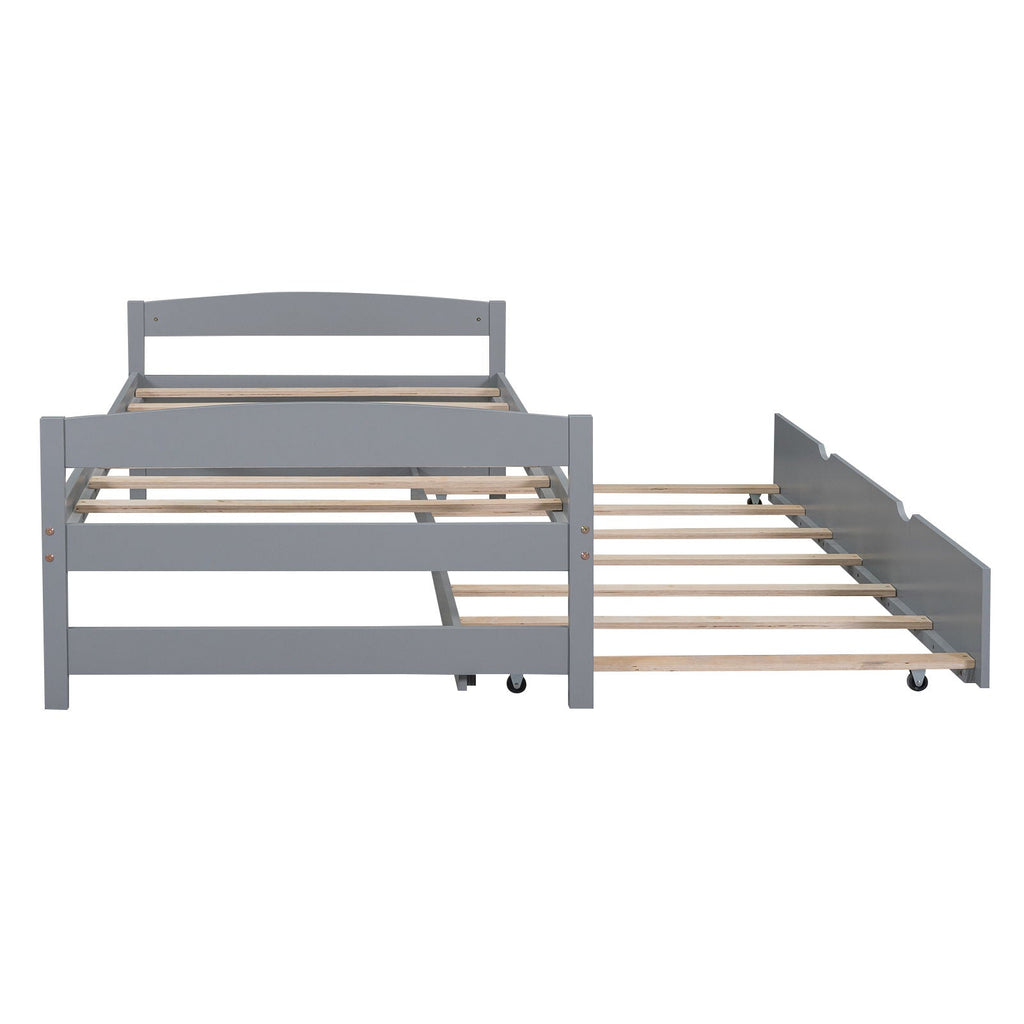 Platform Bed With Trundle by Unique Piece Furniture