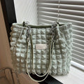 Elegant Women's Structured Pleated Bubble Shoulder Bag by Trendy Attic Store01