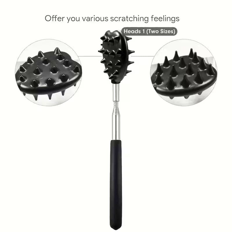 Retractable Cactus Back Scratcher – Long Handle, Durable PVC by DailySale