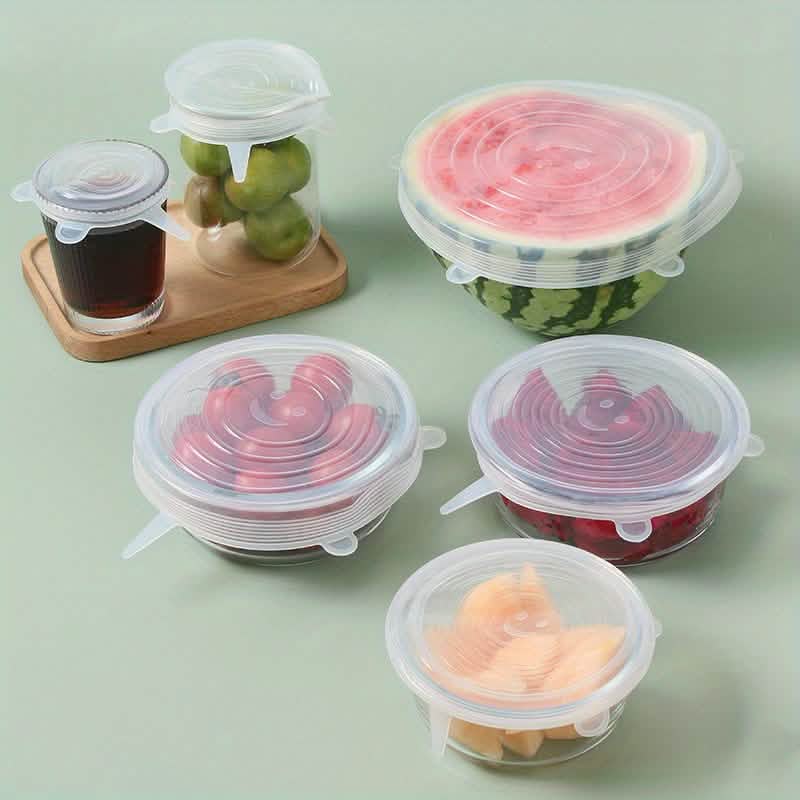 6-Pack: Reusable Silicone Stretch Lids by DailySale