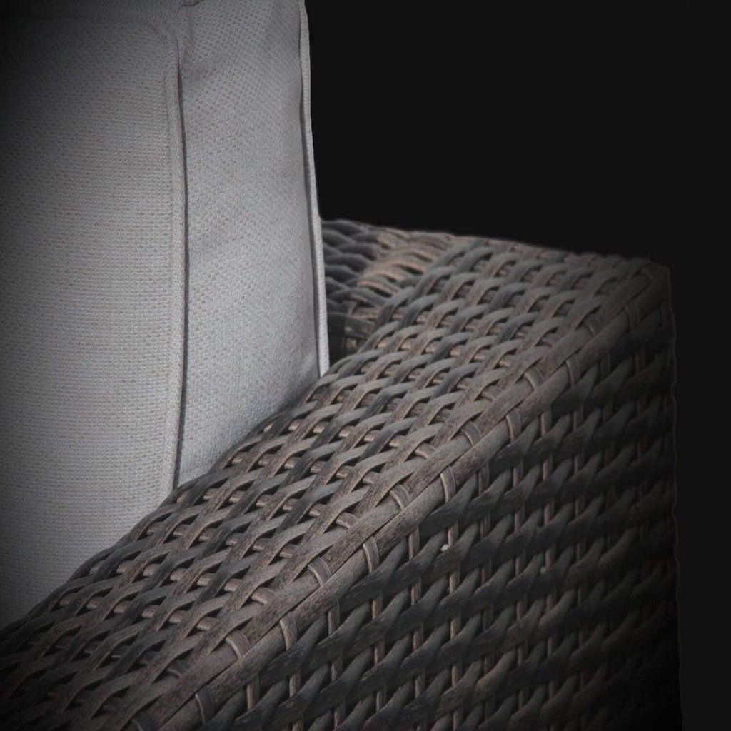 Wicker Seating Group Set With Table And Cushions by Unique Piece Furniture