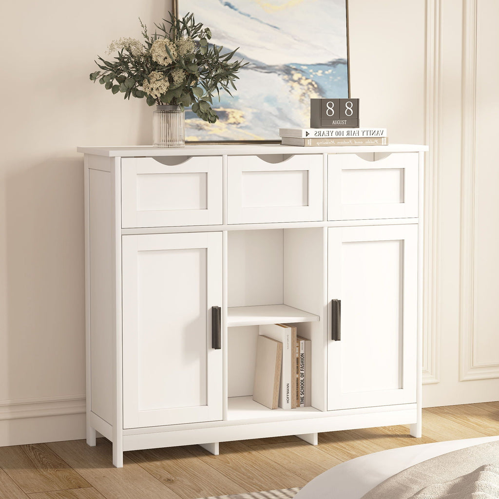 Storage Cabinets, Wooden Floor Cabinet, With Drawers And Shelves Storage Cabinets, Accent Cabinet For Living Room, Bedroom, Bathroom Furniture Home Decor by Unique Piece Furniture