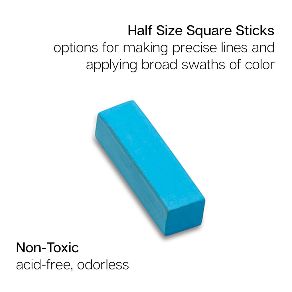 Soft Square Pastels Half Sticks 50 pc by KINGART