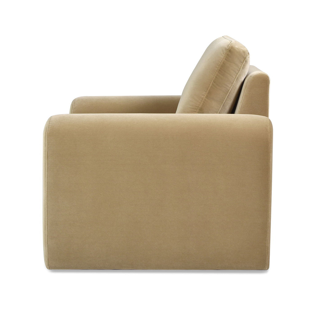 Mason - Arched Arm Chair - Camel Brown Beige by Unique Piece Furniture