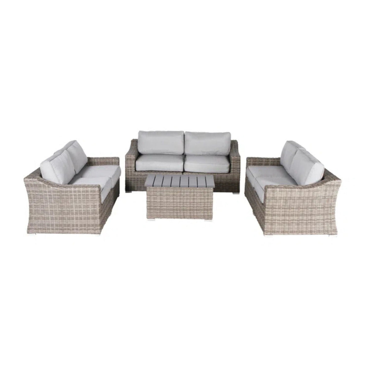 Stylish Sofa Seating Group With Cushions Perfect For Outdoor Gatherings by Unique Piece Furniture