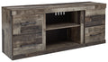 Derekson - LG TV Stand w/Fireplace Option - Multi Gray by Unique Piece Furniture