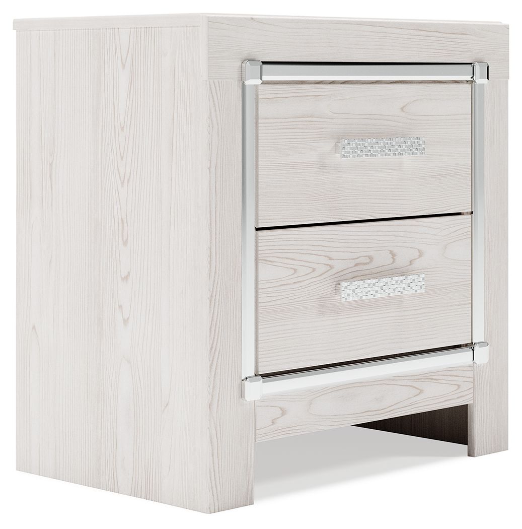 Altyra - Two Drawer Night Stand - White by Unique Piece Furniture