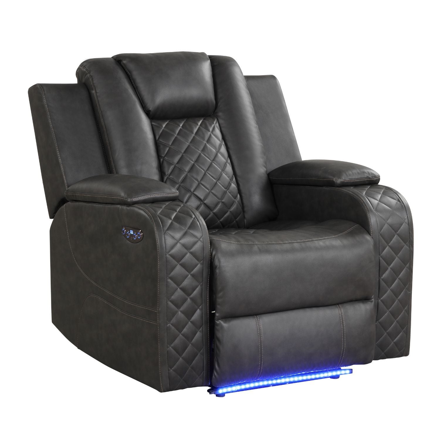Benz - LED & Power Recliner Chair by Unique Piece Furniture