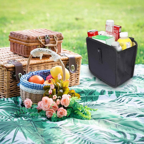 1.85 Gallon Hanging Car Trash Can Waterproof Litter Garbage Bag Organizer by DailySale