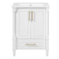 Bathroom Vanity With Ornate French Cylinder Legs, Soft Close Drawer by Unique Piece Furniture