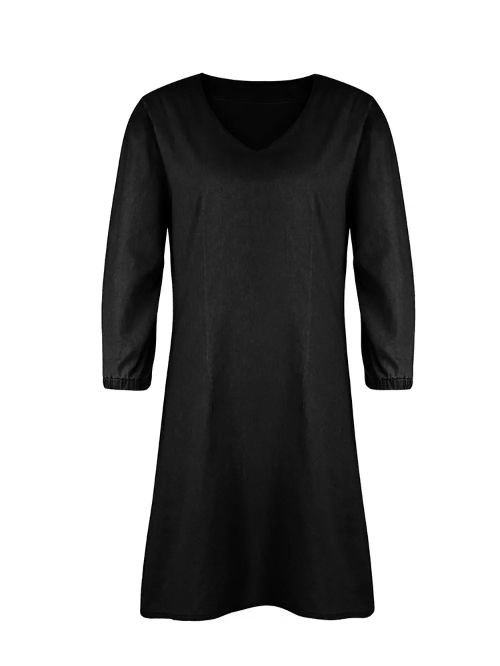 Full Size V-Neck Half Sleeve Dress by Wild and Free Boutique