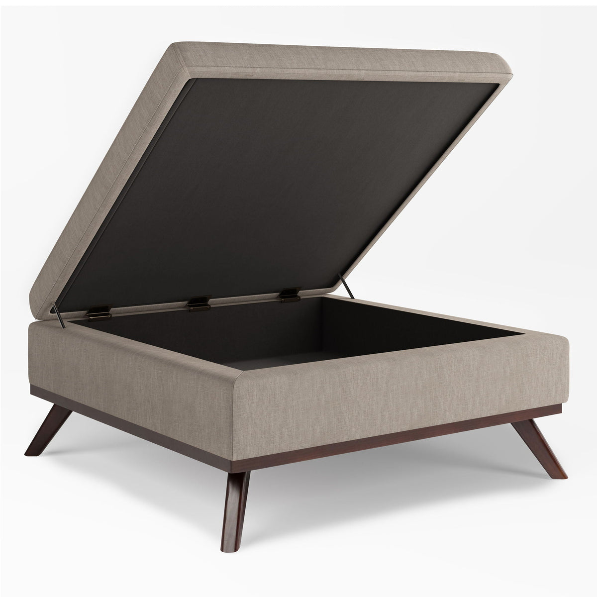 Owen - Multifunctional Square Coffee Table Storage Ottoman by Unique Piece Furniture