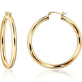S925 50mm Solid Hoop Earrings for Women by DailySale
