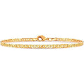 18K Gold Flat Marina Link Anklet for Women by DailySale