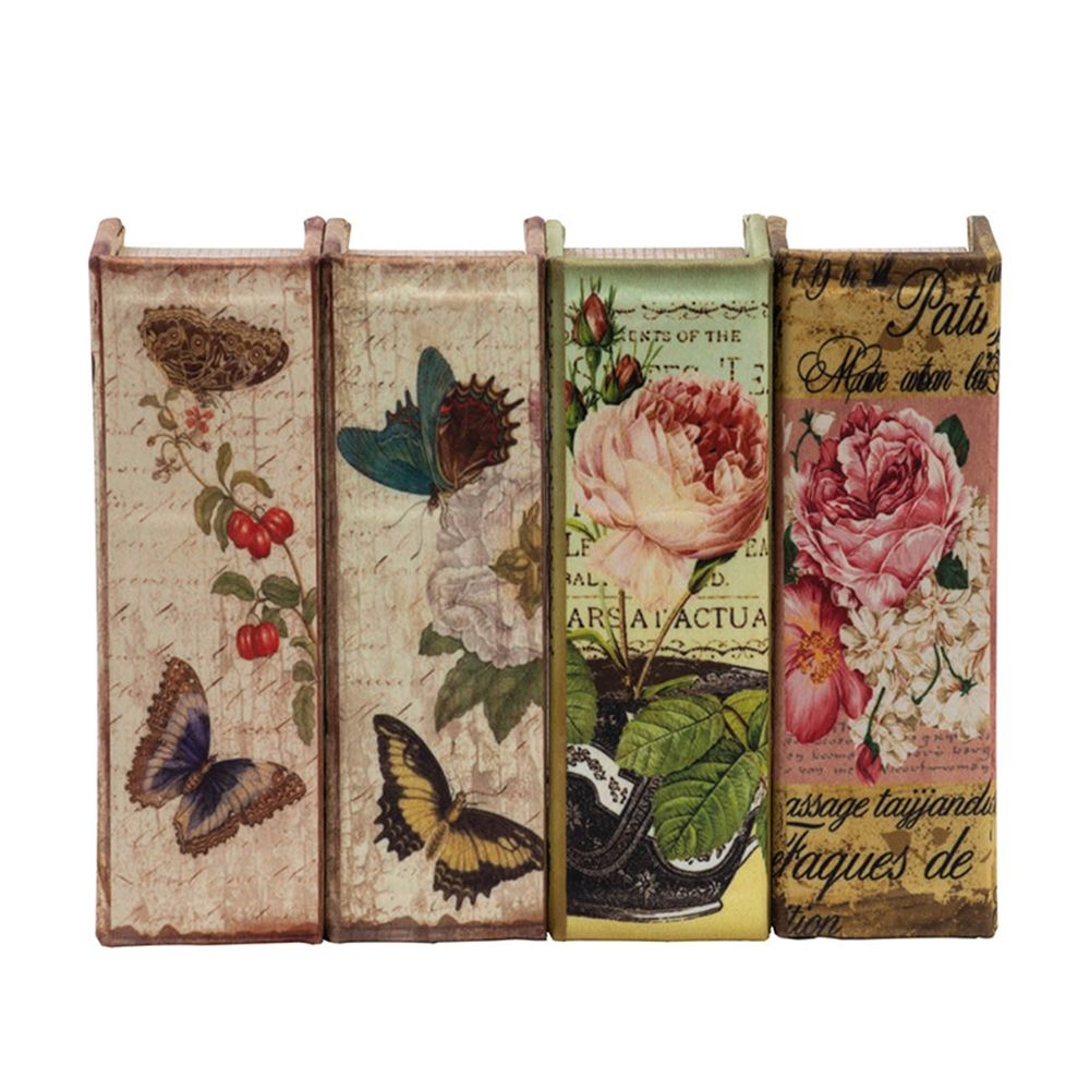 Book Boxes (Set of 4) - Multi by Unique Piece Furniture